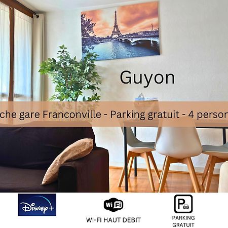 Guyon - Cosy Proche Gare Parking Facile - Balcon #Sirdest Apartment Franconville  Exterior photo